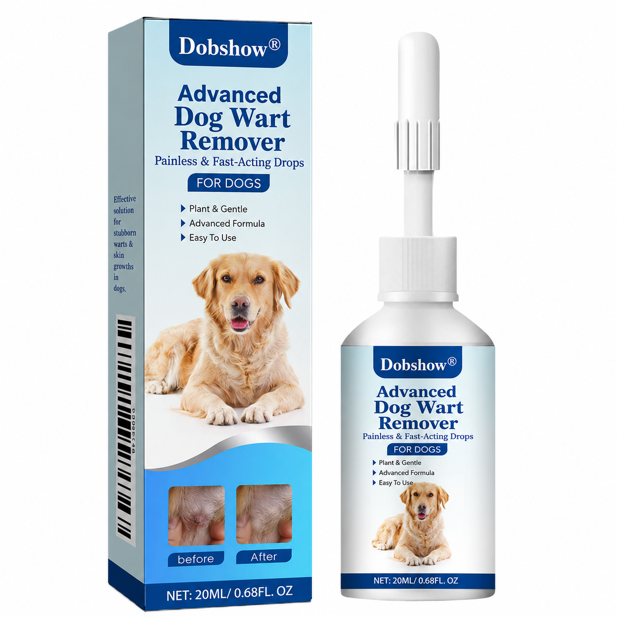 ✨🐶Dobshow®Advanced Dog Wart Remover | Painless & Fast-Acting Drops