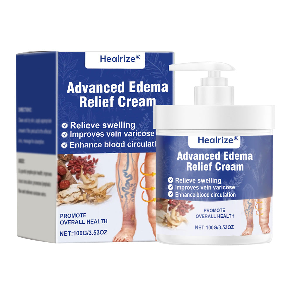 👨⚕️🔥Healrize® Advanced Edema Relief Cream | 🌿Herbal Soothing Ointment for Varicose Veins, Swelling & Leg Circulation