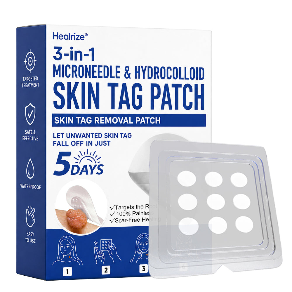 💥Best Seller🔥Dobshow® 3-in-1 Microneedle & Hydrocolloid Skin Tag Patch