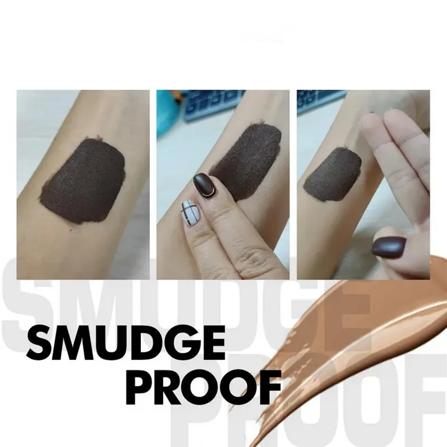 Eyebrow Gel 6ml Lasting 24H Waterproof Smudge-proof Tinted Brow Cream Makeup Kit