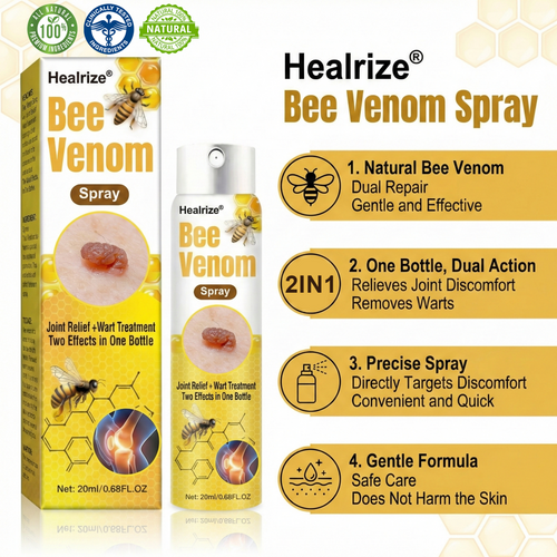 Healrize® Bee Venom Spray — Joint Relief + Wart Treatment, Two Effects in One Bottle