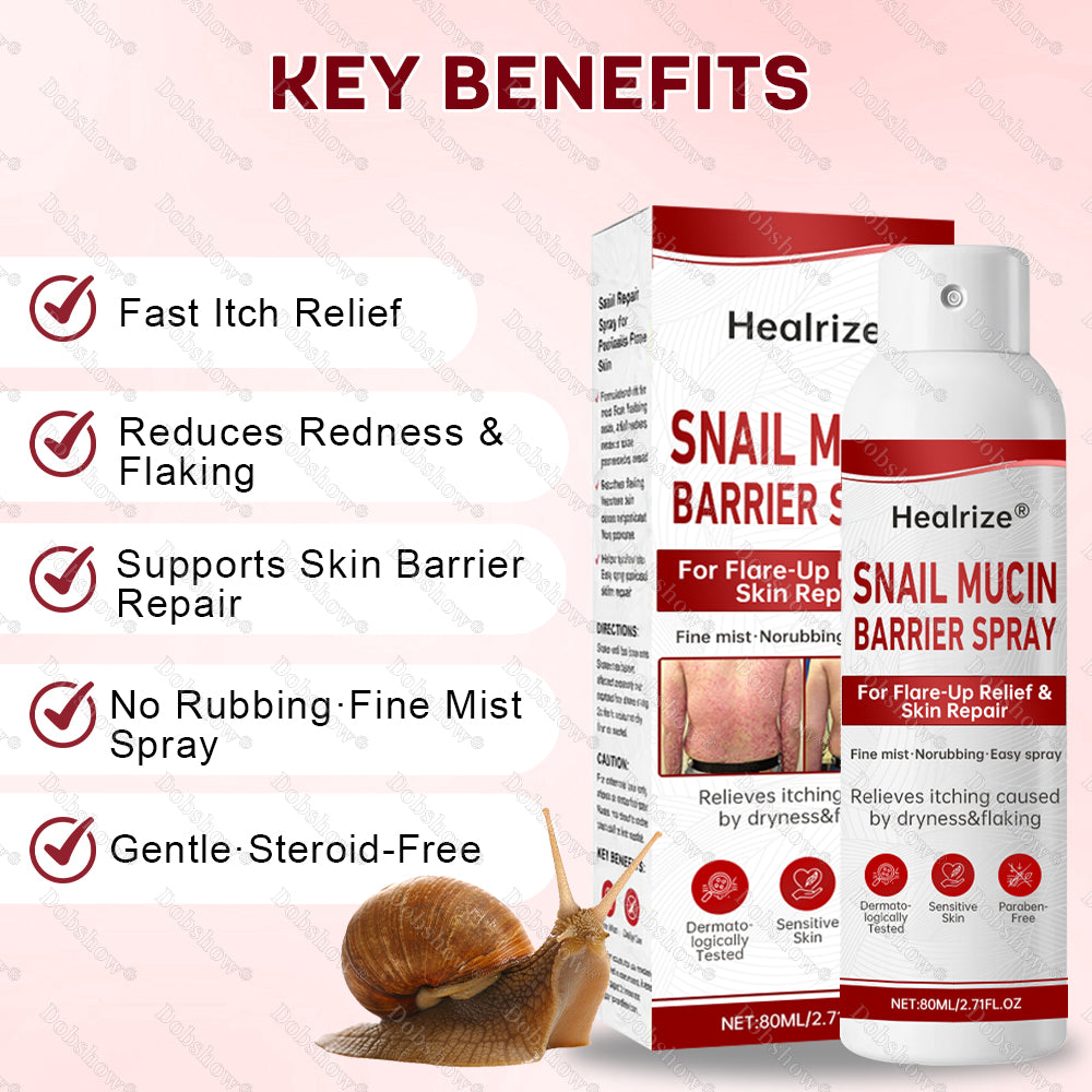 @@Healrize® Snail Mucin Barrier Spray for Flare-Up Relief & Skin Repair