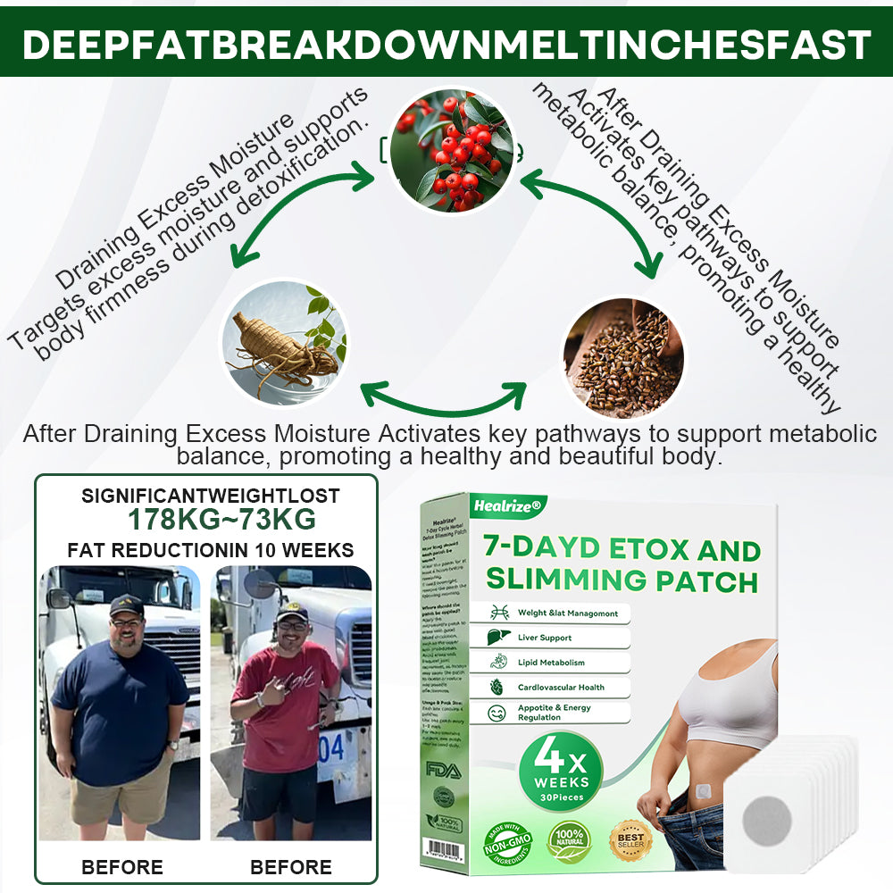 #✅7️⃣Healrize®7-Day Detox | 30-Day Cycle | Herbal Slimming and Shaping Patch🔥🥦