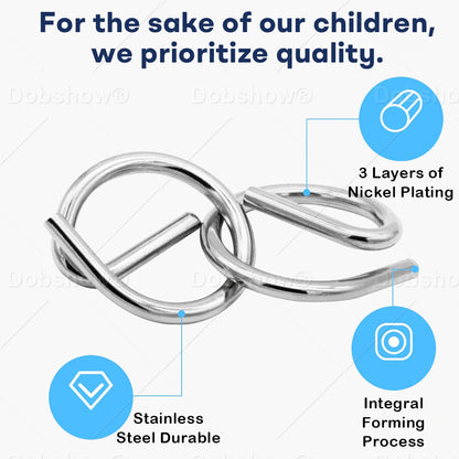 Dobshow® 3D Metal Challenge Puzzle Toy🪀🔥