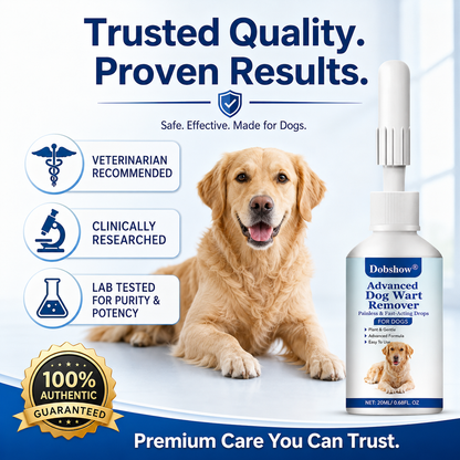 🐶Dobshow®Advanced Dog Wart Remover | Painless & Fast-Acting Drops