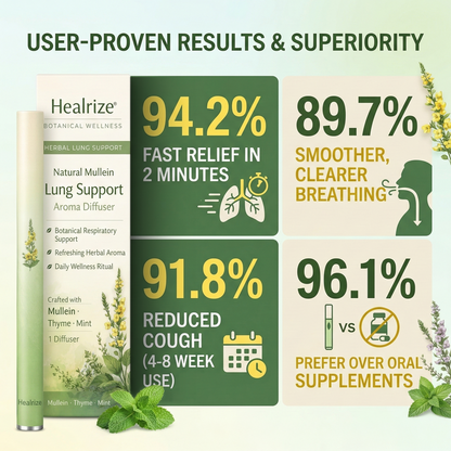 Healrize® Natural Mullein Lung Support Aroma Diffuser🍃