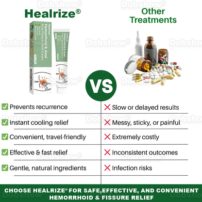 🔥Healrize® Hemorrhoid & Anal Fissure Relief Cream--FDA-Approved for Pain & Itching⚕️🏥