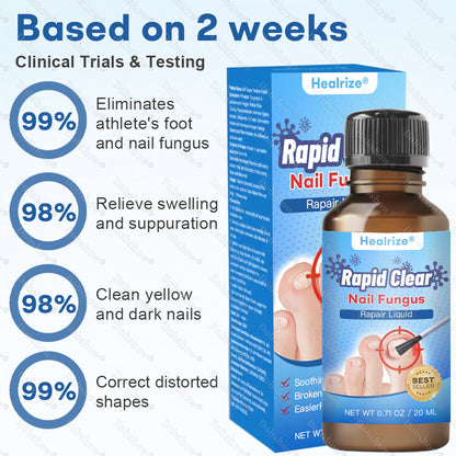 🔥Healrize®Nano Rapid Clear Nail Fungus Rapair Liquid – Effective in Seven Days, Permanently Eliminates the Root