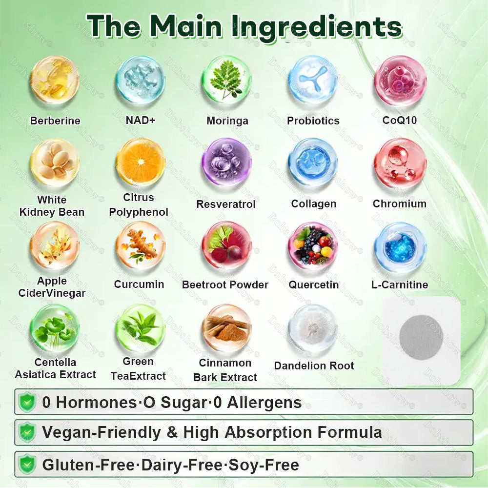 🌈Healrize®7-Day Herbal Nanoneedle Shaping Patch™ |Addressing Obesity, Diabetes, High blood pressure, and Sleep apnea Issues🔥🥦