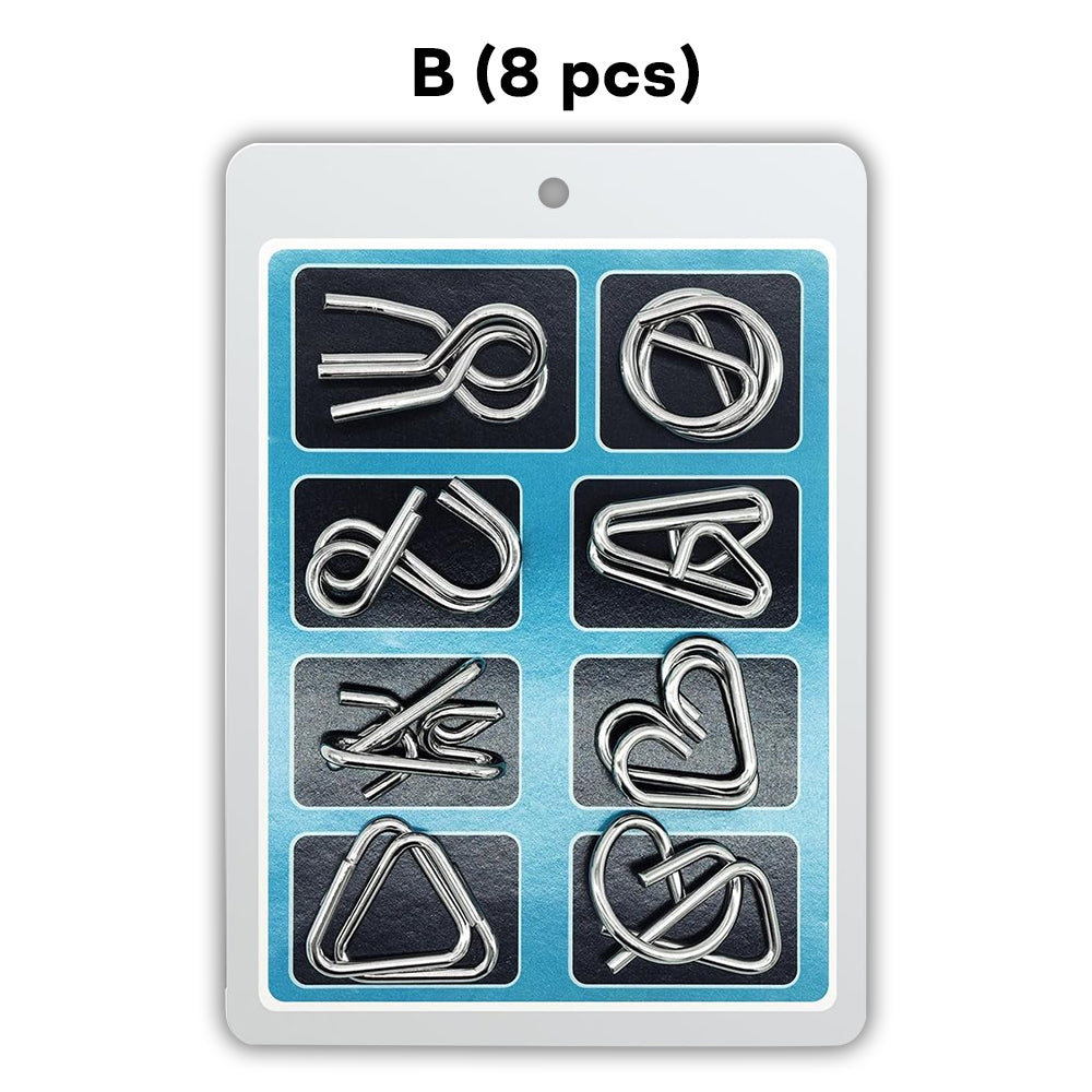Dobshow® 3D Metal Challenge Puzzle Toy🪀🔥