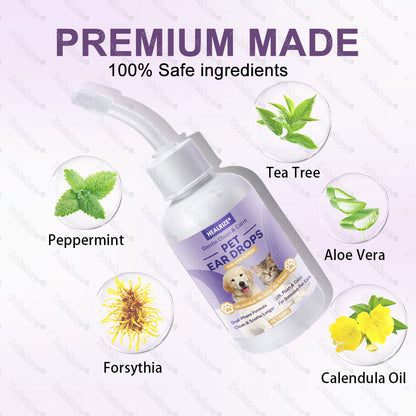 🐱🐈Healrize® Gentle Clean & Calm Pet Ear Drops🔥