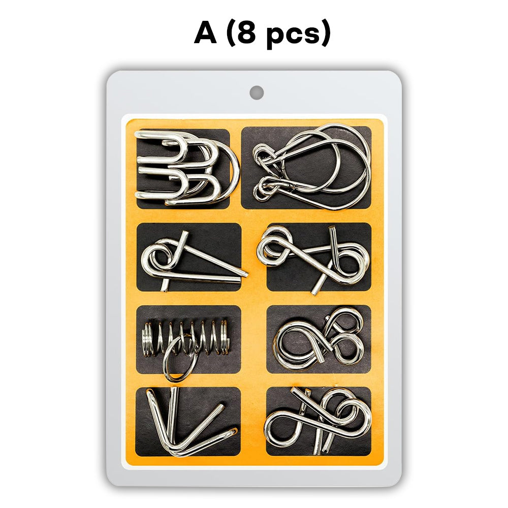 Dobshow® 3D Metal Challenge Puzzle Toy🪀🔥