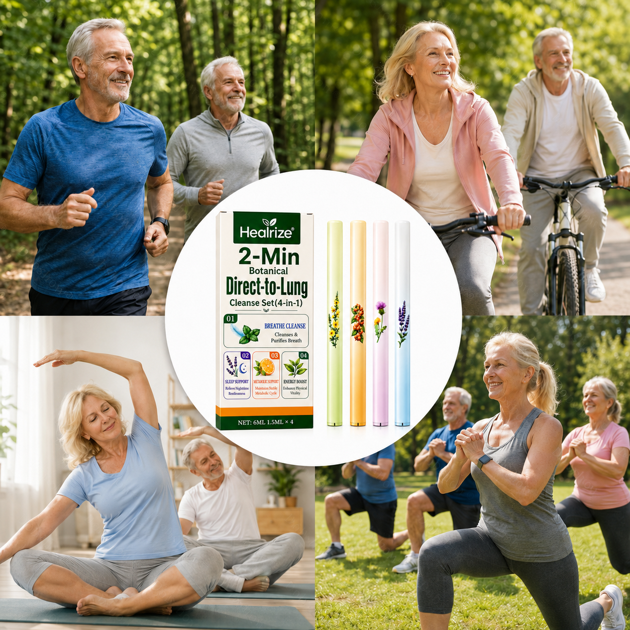 🫁🔥Healrize® 2-Min Botanical Direct-to-Lung Cleanse Set(4-in-1)