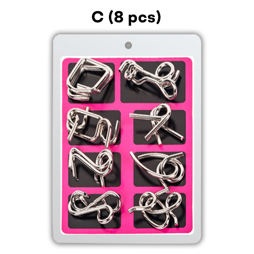 Dobshow® 3D Metal Challenge Puzzle Toy🪀🔥