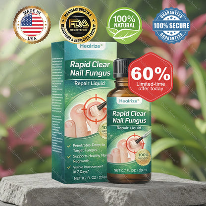 💅Healrize®Nano Rapid Clear Nail Fungus Rapair Liquid – Effective in Seven Days, Permanently Eliminates the Root 🔥