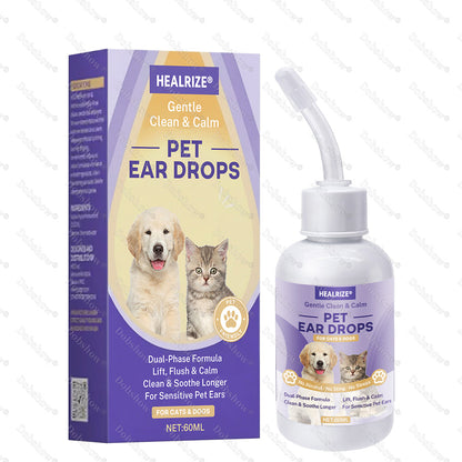 🐱🐈Healrize® Gentle Clean & Calm Pet Ear Drops🔥