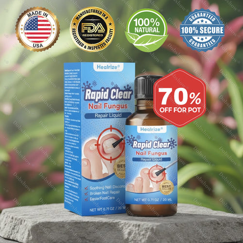 🔥Healrize®Nano Rapid Clear Nail Fungus Rapair Liquid – Effective in Seven Days, Permanently Eliminates the Root