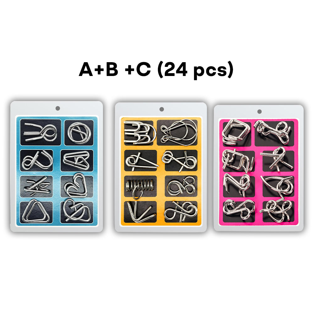 Dobshow® 3D Metal Challenge Puzzle Toy🪀🔥