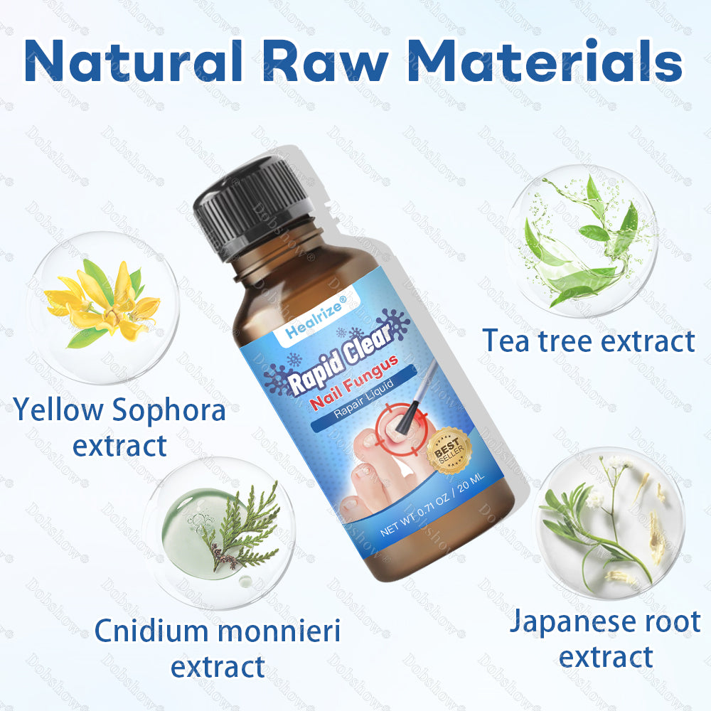 🔥Healrize®Nano Rapid Clear Nail Fungus Rapair Liquid – Effective in Seven Days, Permanently Eliminates the Root