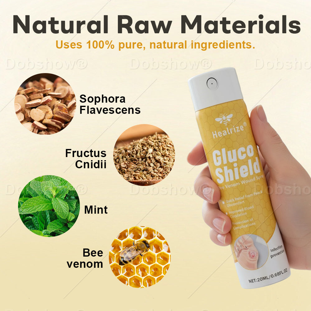 🔥Healrize® GlucoShield Bee Venom Wound Spray🐝