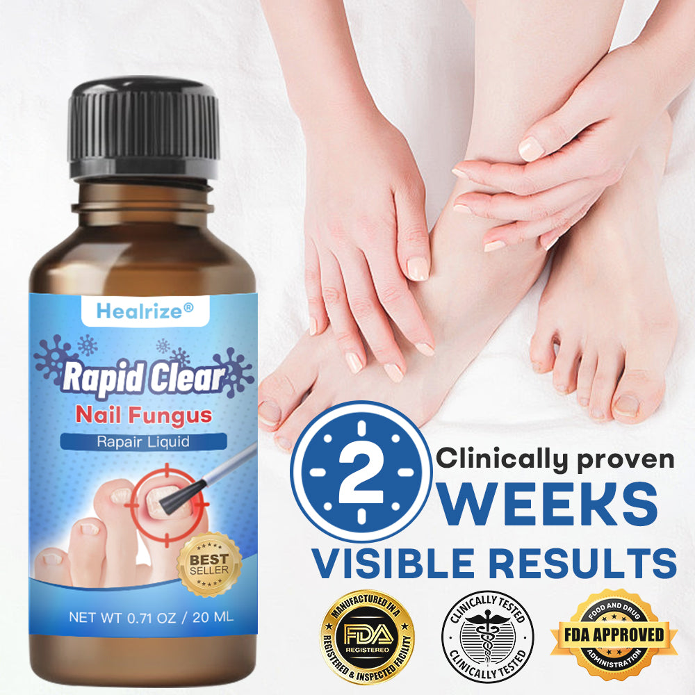 🔥Healrize®Nano Rapid Clear Nail Fungus Rapair Liquid – Effective in Seven Days, Permanently Eliminates the Root