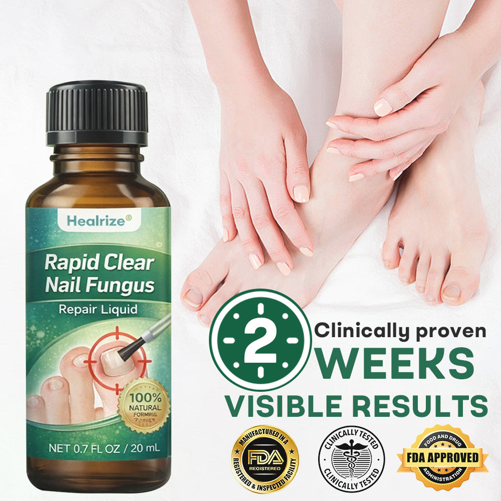 💅Healrize®Nano Rapid Clear Nail Fungus Rapair Liquid – Effective in Seven Days, Permanently Eliminates the Root 🔥
