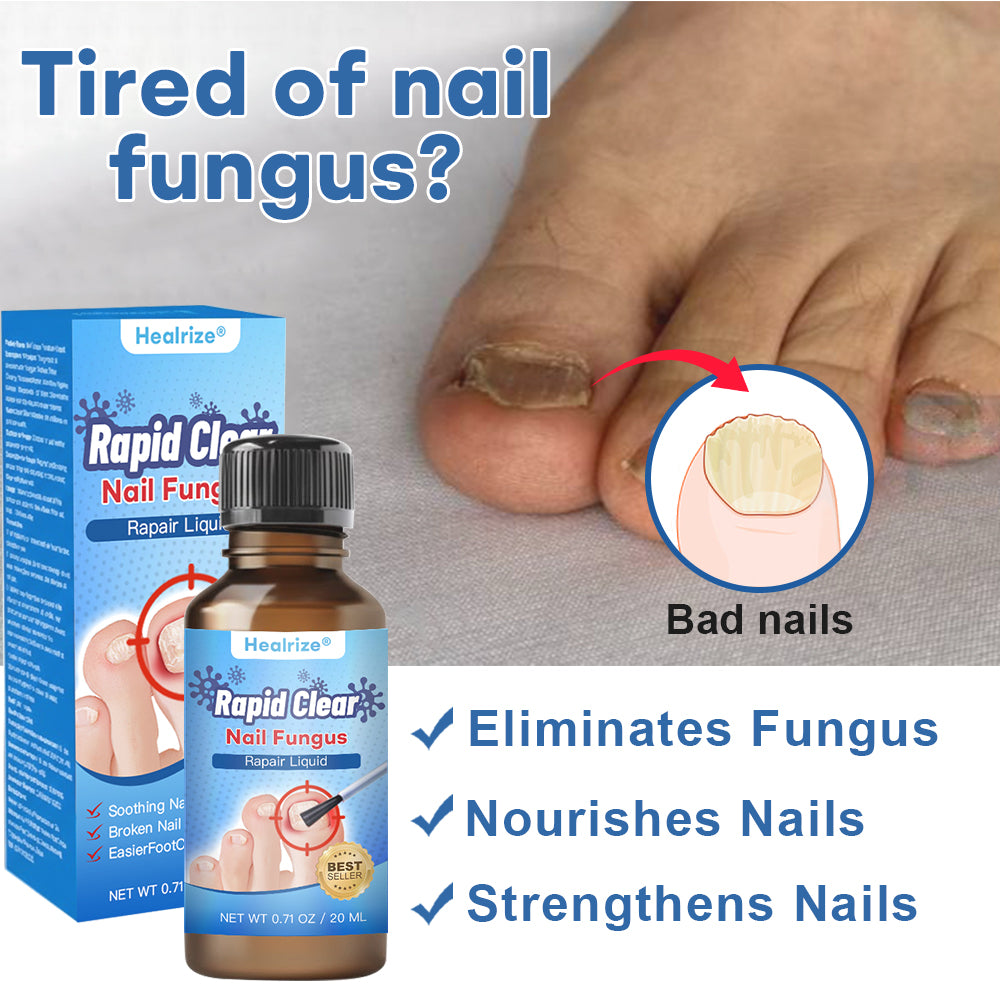 🔥Healrize®Nano Rapid Clear Nail Fungus Rapair Liquid – Effective in Seven Days, Permanently Eliminates the Root