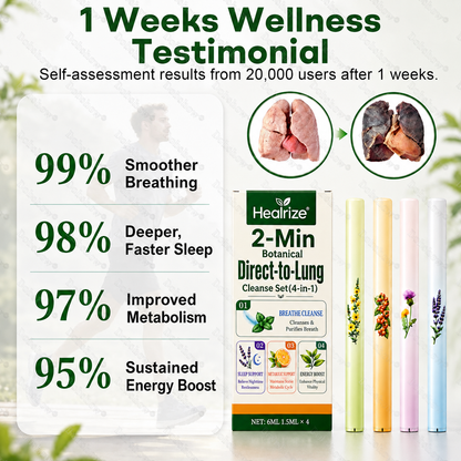 🫁🔥Healrize® 2-Min Botanical Direct-to-Lung Cleanse Set(4-in-1)