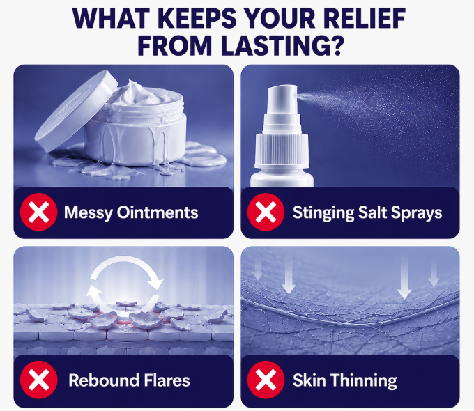 🏆Healrize® 2-in-1 Liposomal Mag-Ceramide Spray | 2-Min Rapid Relief for Psoriasis & Eczema (Full Body & Intimate Safe)