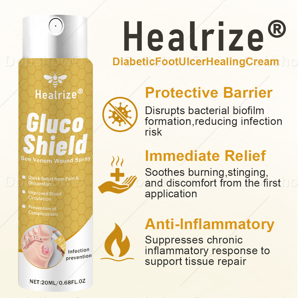 🔥Healrize® GlucoShield Bee Venom Wound Spray🐝