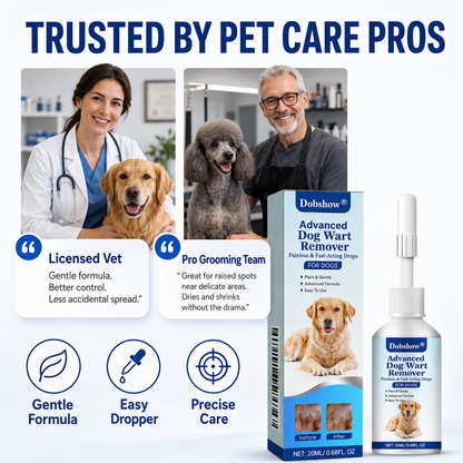 🐶Dobshow®Advanced Dog Wart Remover | Painless & Fast-Acting Drops