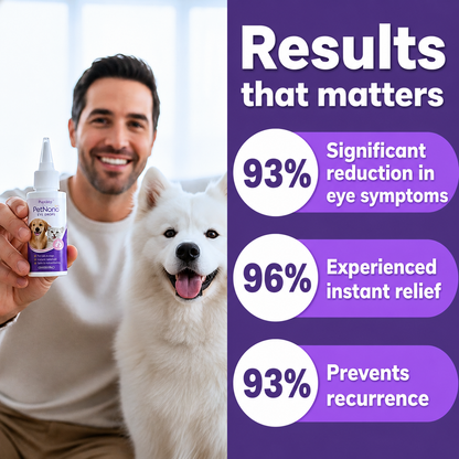 🐶🔥Healrize®  PetNano Eye Drops | Fast-Acting, Veterinarian-Grade Relief for Red, Dry, and Cloudy Eyes