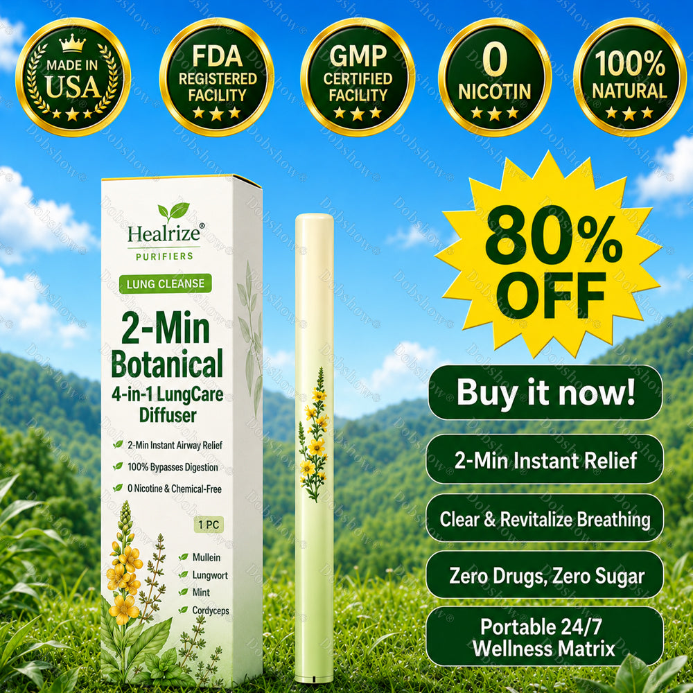 🌿🏆Healrize® 2-Min Botanical 4-in-1 LungCare Diffuser