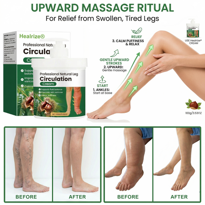 🔥Healrize® Professional Natural Leg Circulation Cream🌿 | Targeted Relief for Swelling, Puffiness & Heavy Legs