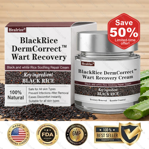 ✨Healrize® BlackRice DermCorrect™ Wart Recovery Cream --✅Suitable for all skin types