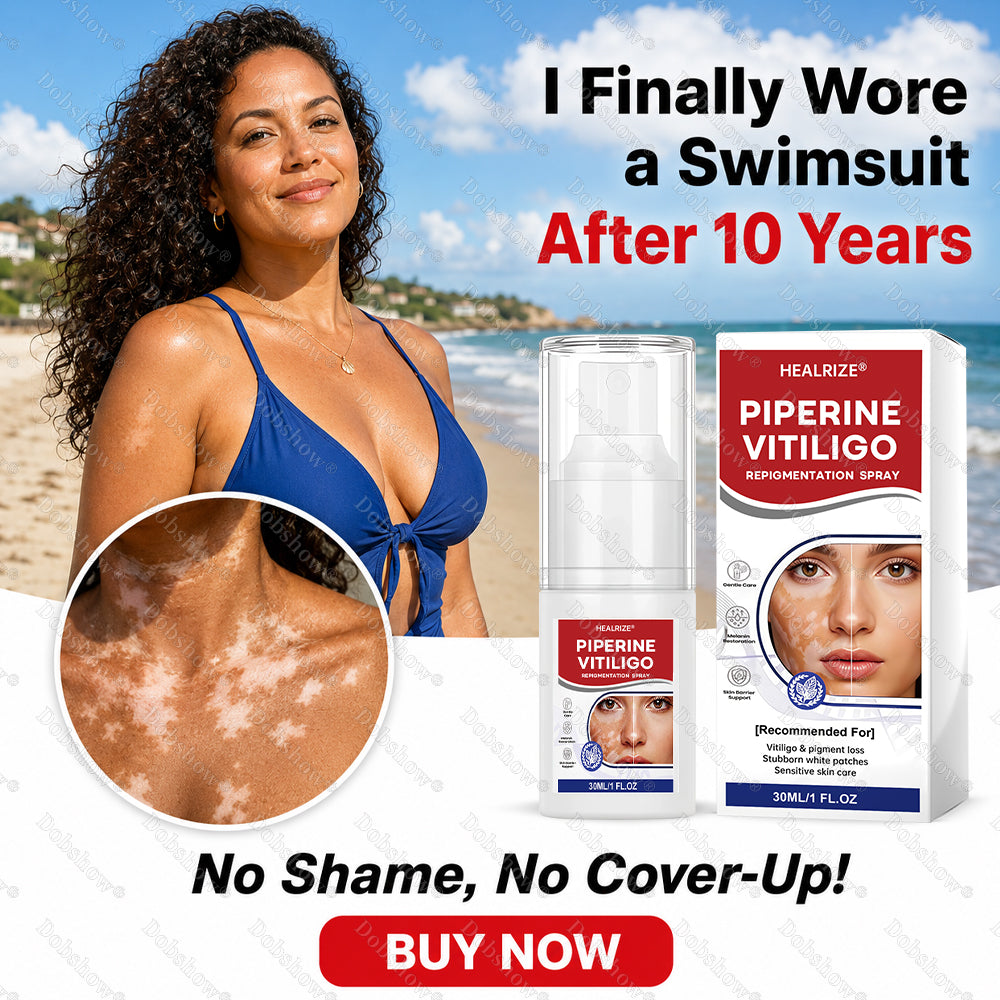 🍃🔥Healrize® Piperine Vitiligo Repigmentation Spray - 👨‍⚕️✅Steroid-Free Botanical Formula | Gentle & Effective for All Skin Types