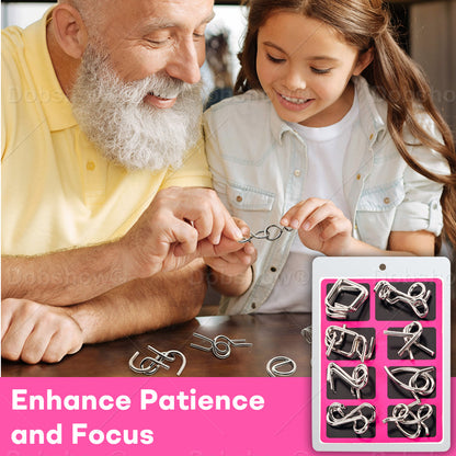 Dobshow® 3D Metal Challenge Puzzle Toy🪀🔥