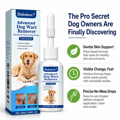 ✨🐶Dobshow®Advanced Dog Wart Remover | Painless & Fast-Acting Drops
