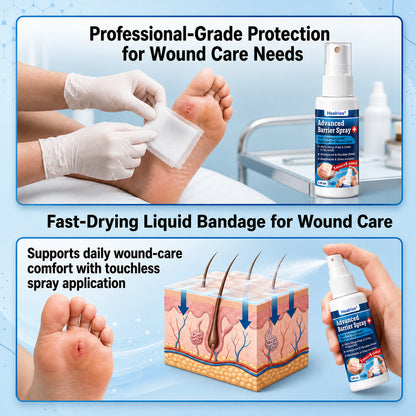 💪🔥Healrize® Advanced Barrier Spray | Fast-Drying Liquid Bandage for Wound Care