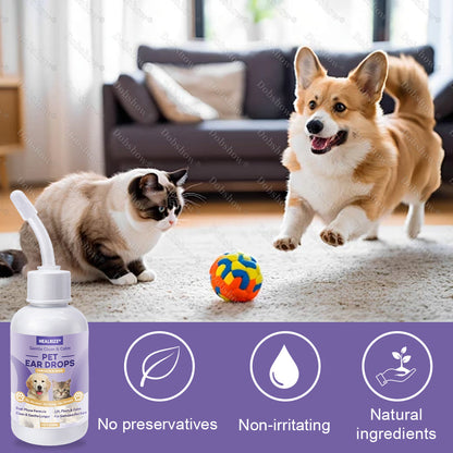 🐱🐈Healrize® Gentle Clean & Calm Pet Ear Drops🔥