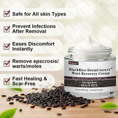 Healrize® BlackRice DermCorrect™ Wart Recovery Cream✨| Suitable for all skin types🌿