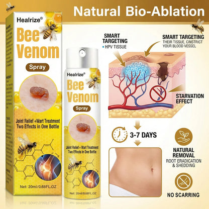 Healrize® Bee Venom Spray — Joint Relief + Wart Treatment, Two Effects in One Bottle🐝🔥