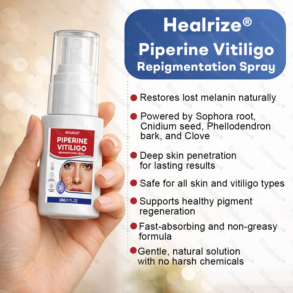 🔥Healrize® Piperine Vitiligo Repigmentation Spray - 👨‍⚕️✅Steroid-Free Botanical Formula | Gentle & Effective for All Skin Types