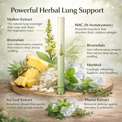 Healrize® Natural Mullein Lung Support Aroma Diffuser🍃