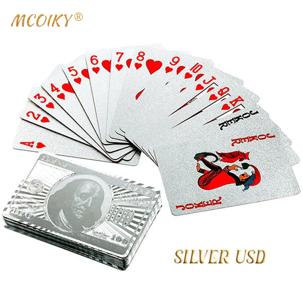 🔥MCOIKY® Gold Foil Deluxe Poker Card🃏🎴