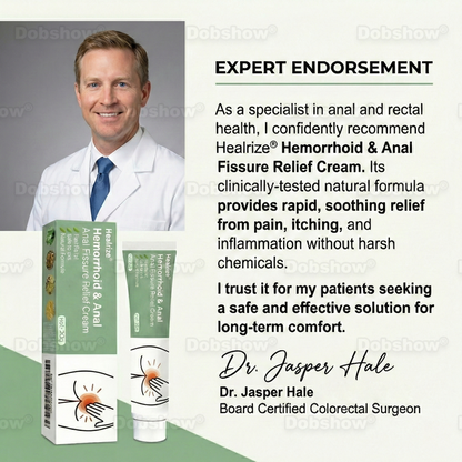 🔥Healrize® Hemorrhoid & Anal Fissure Relief Cream--FDA-Approved for Pain & Itching⚕️🏥