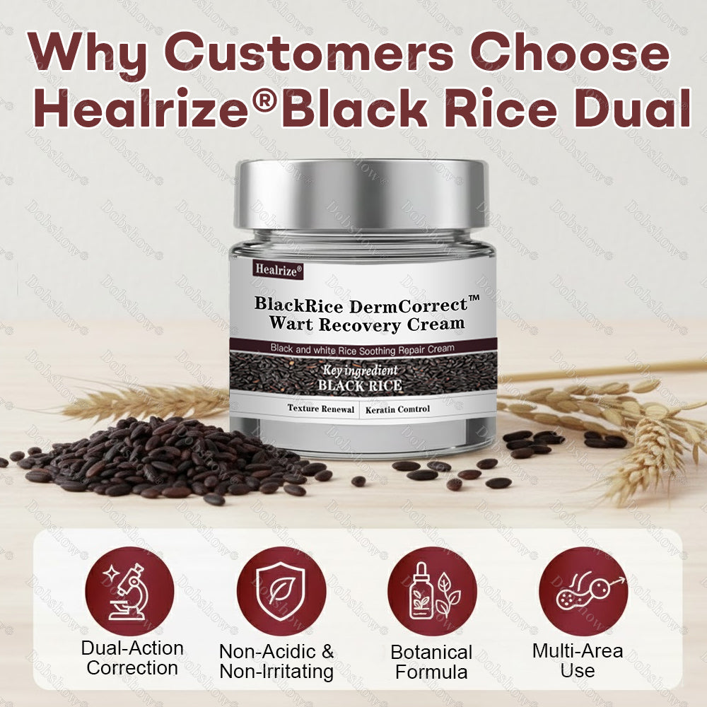 ✅Healrize® BlackRice DermCorrect™ Wart Recovery Cream —— Suitable for all skin types✨