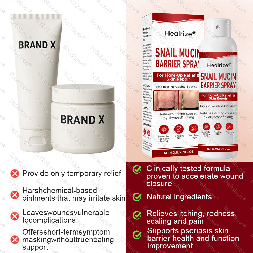 @@Healrize® Snail Mucin Barrier Spray for Flare-Up Relief & Skin Repair
