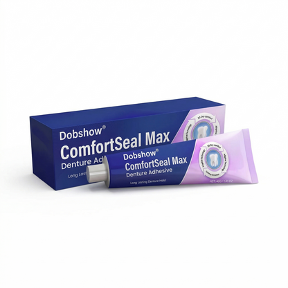 👨‍⚕️🔥Dobshow® ComfortSeal Max Denture Adhesive—🦷96-hour long-lasting, heat adaptive technology