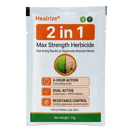 🏆Healrize® 𝟐-𝐢𝐧-𝟏 𝐌𝐚𝐱 𝐒𝐭𝐫𝐞𝐧𝐠𝐭𝐡 𝐇𝐞𝐫𝐛𝐢𝐜𝐢𝐝𝐞: Fast Acting Results on Glyphosate-Resistant Weeds